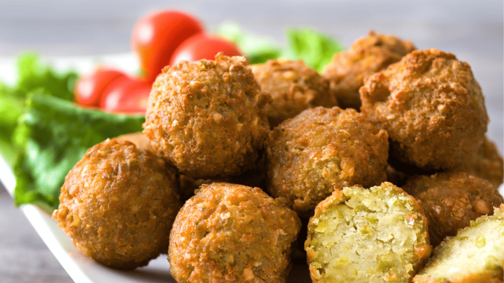 Baked quinoa croquettes