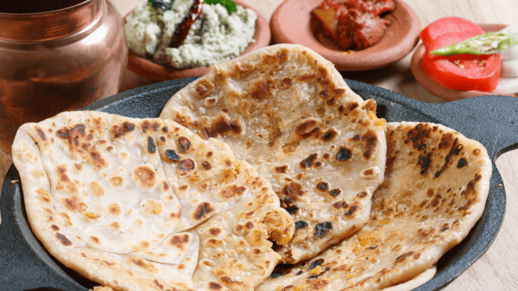 Carrot coconut akki rotti rice flour flatbread