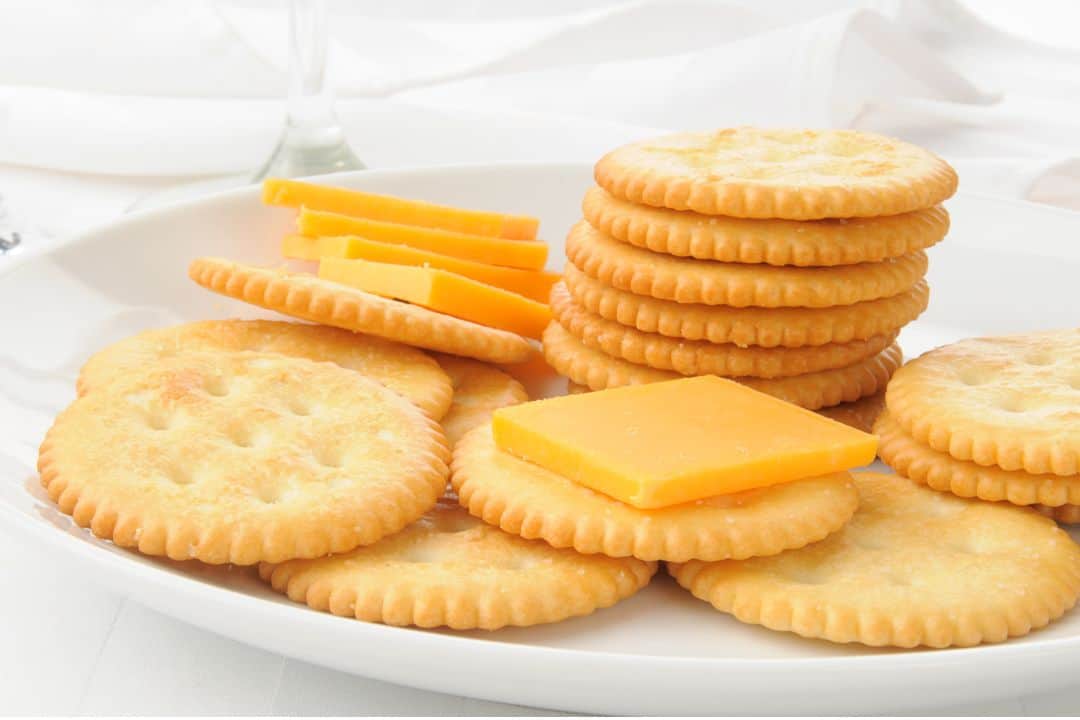 Crackers and cheese