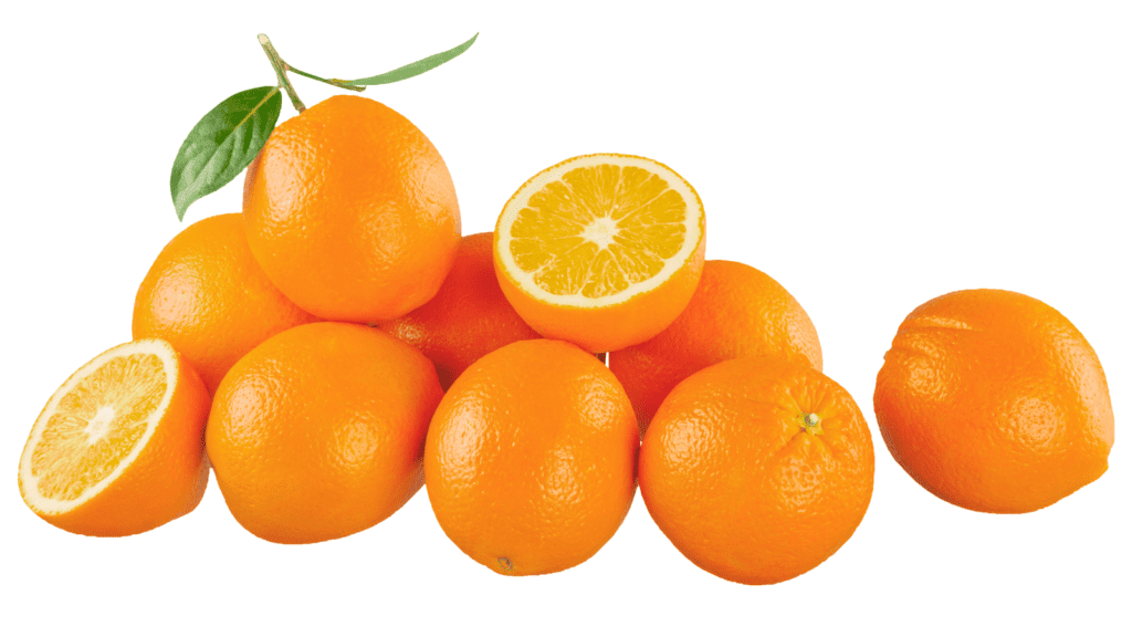 Oranges that help whiten teeth