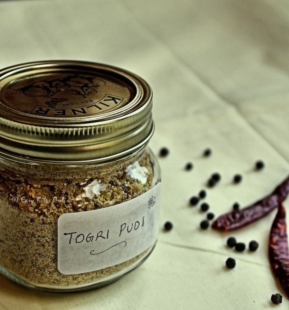 Togri pudi pigeon peas spice powder