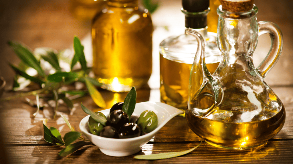 Raw olive oil