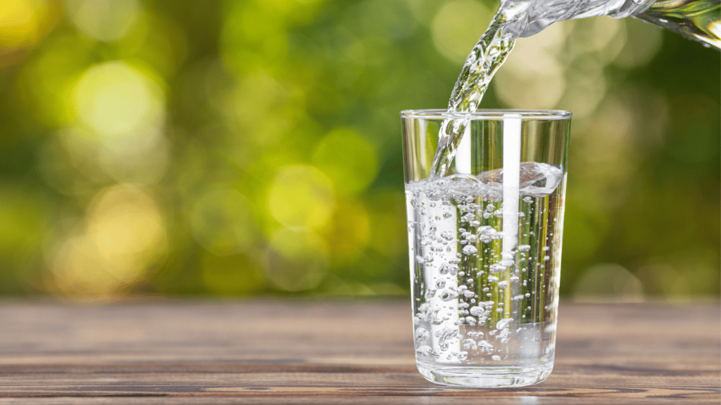 Water that help whiten teeth