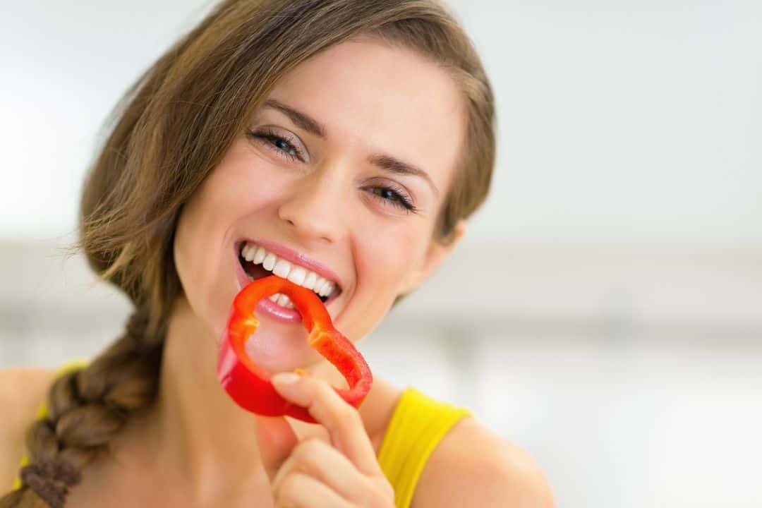 Brown spots in bell pepper safe to eat