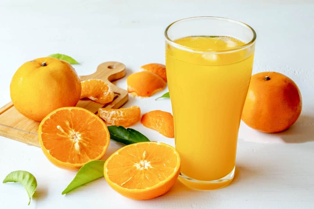 Freshly squeezed orange juice