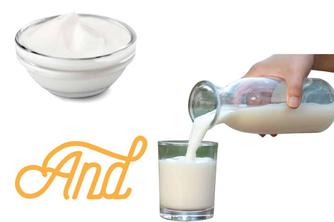 Milk and yogurt that help whiten teeth