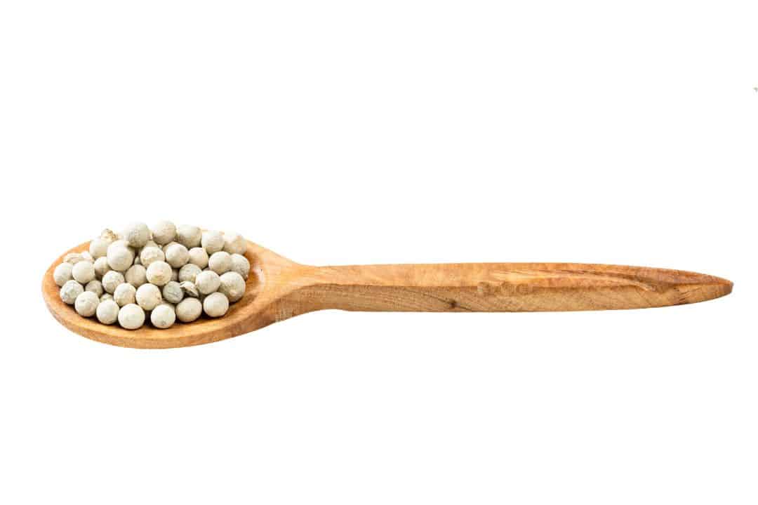 White peppercorns white food list