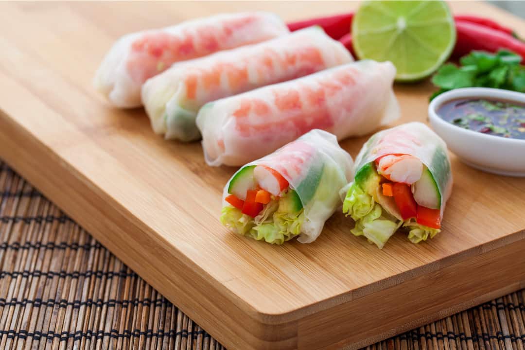 Rice paper wraps