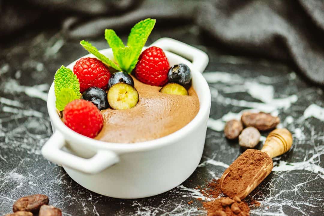 Vegan chocolate mousse