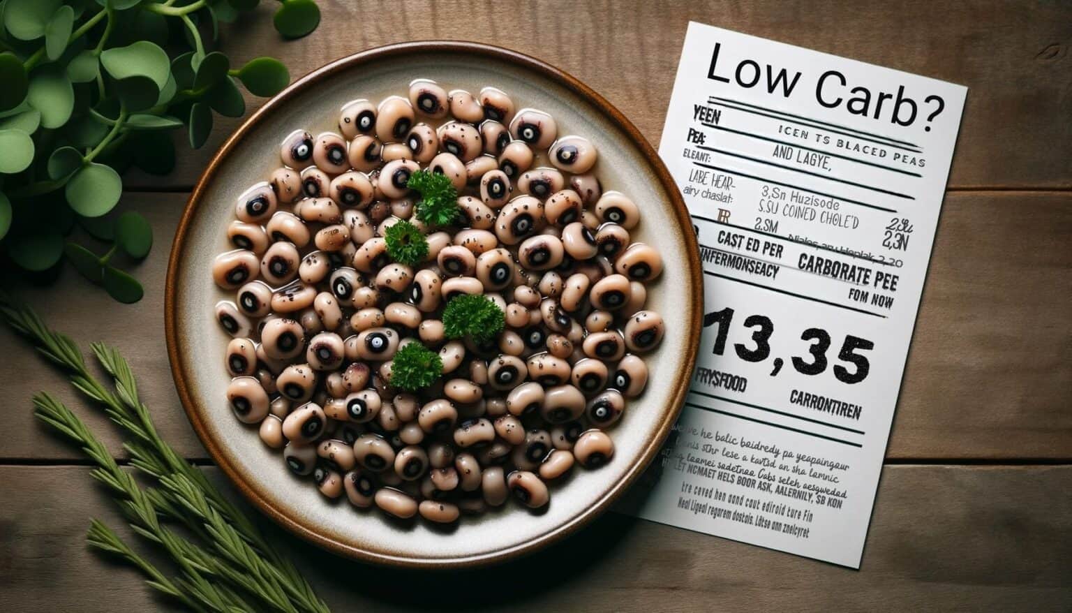 Are Black Eyed Peas Low Carb & a KetoFriendly Diet