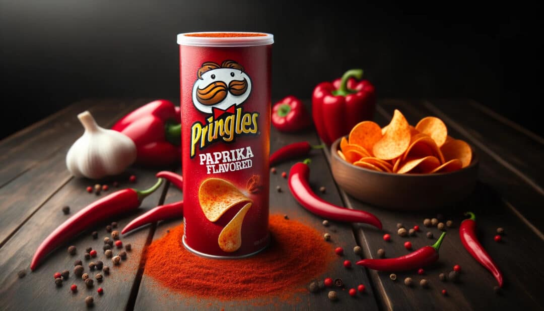 Paprika flavor pringles