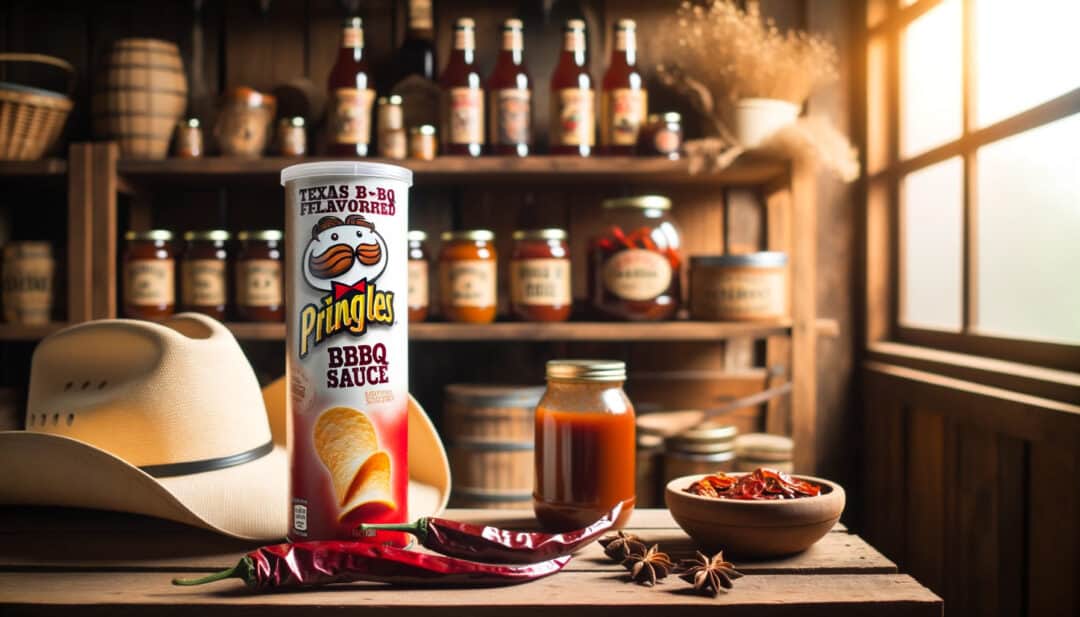 Texas bbq sauce flavored pringles