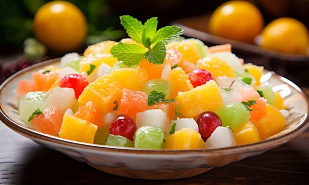 Tropical tapioca salad