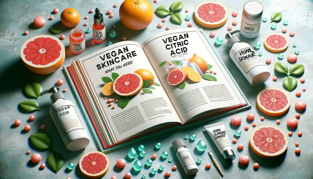 Vegan skincare and citric acid
