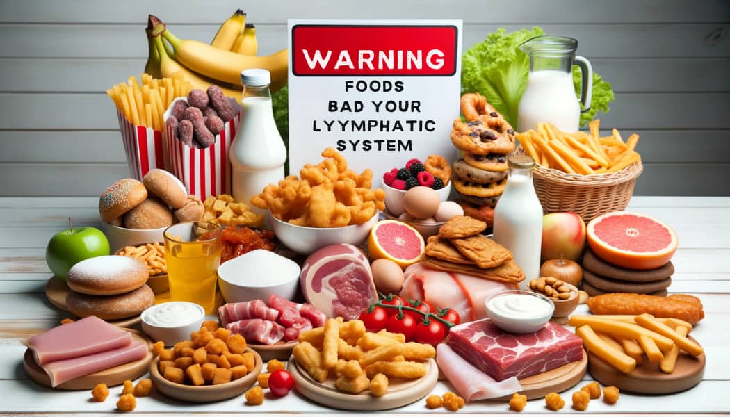 Worst foods for lymphatic system