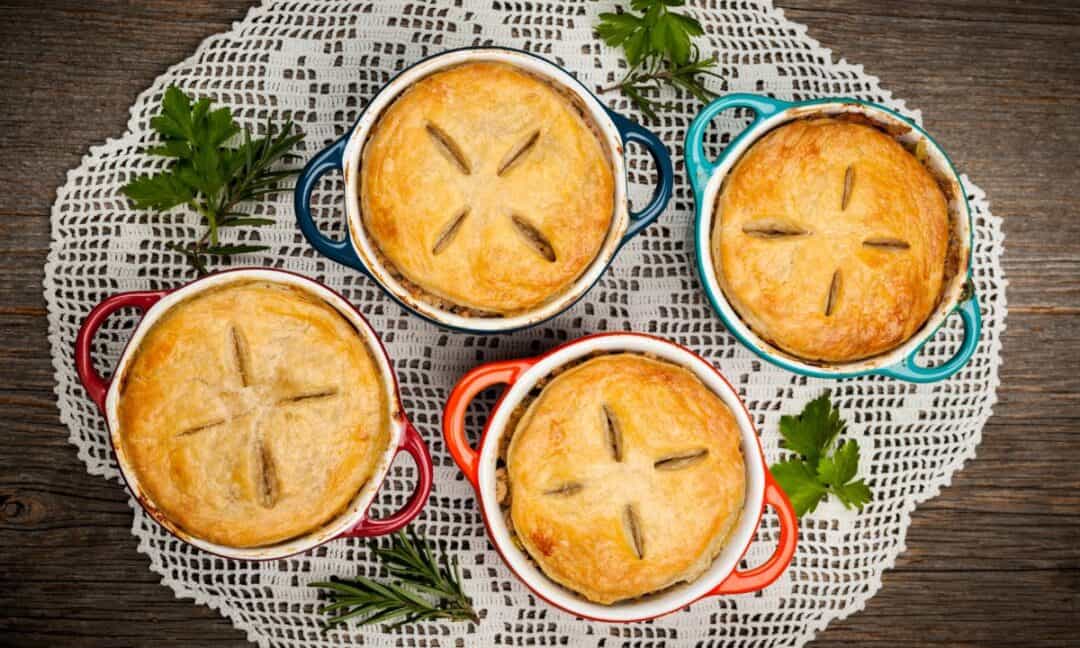 Homemade pastry pies