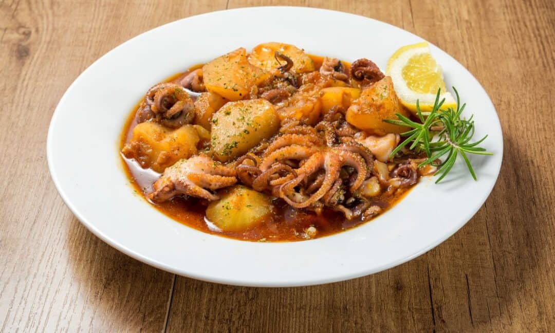 Octopus stew portuguese