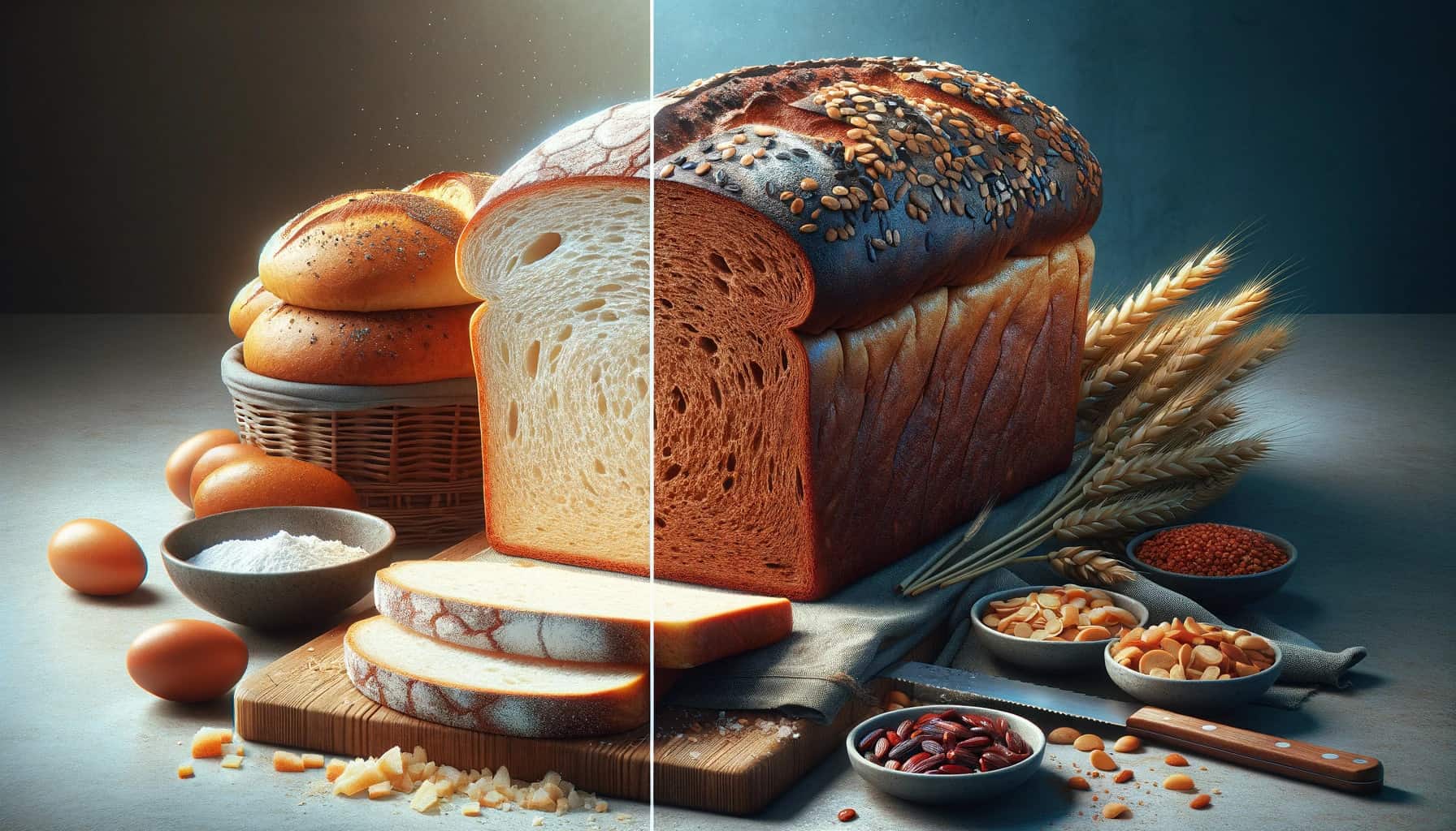 Gluten free bread vs regular bread