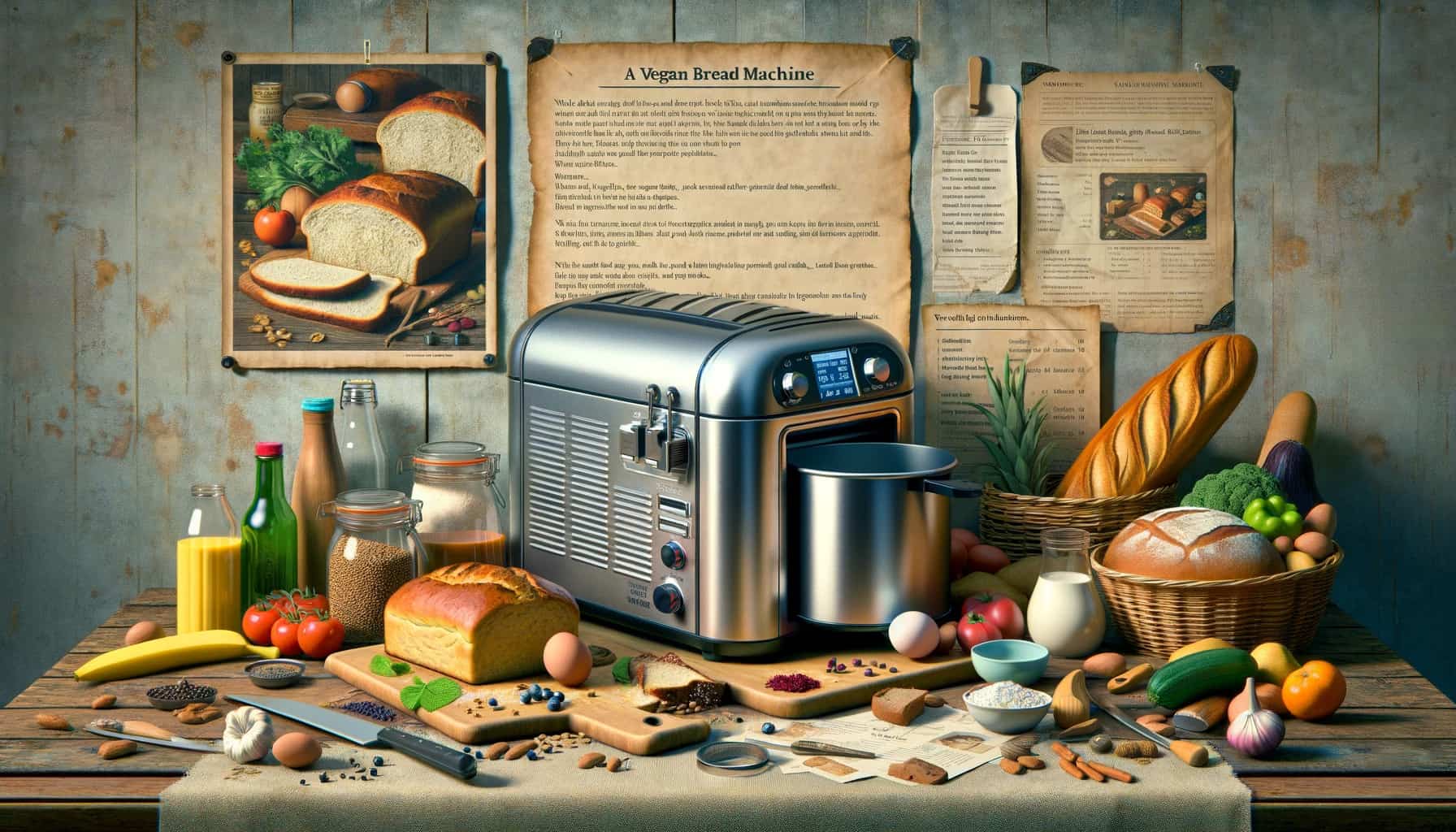Vegan bread machine recipe